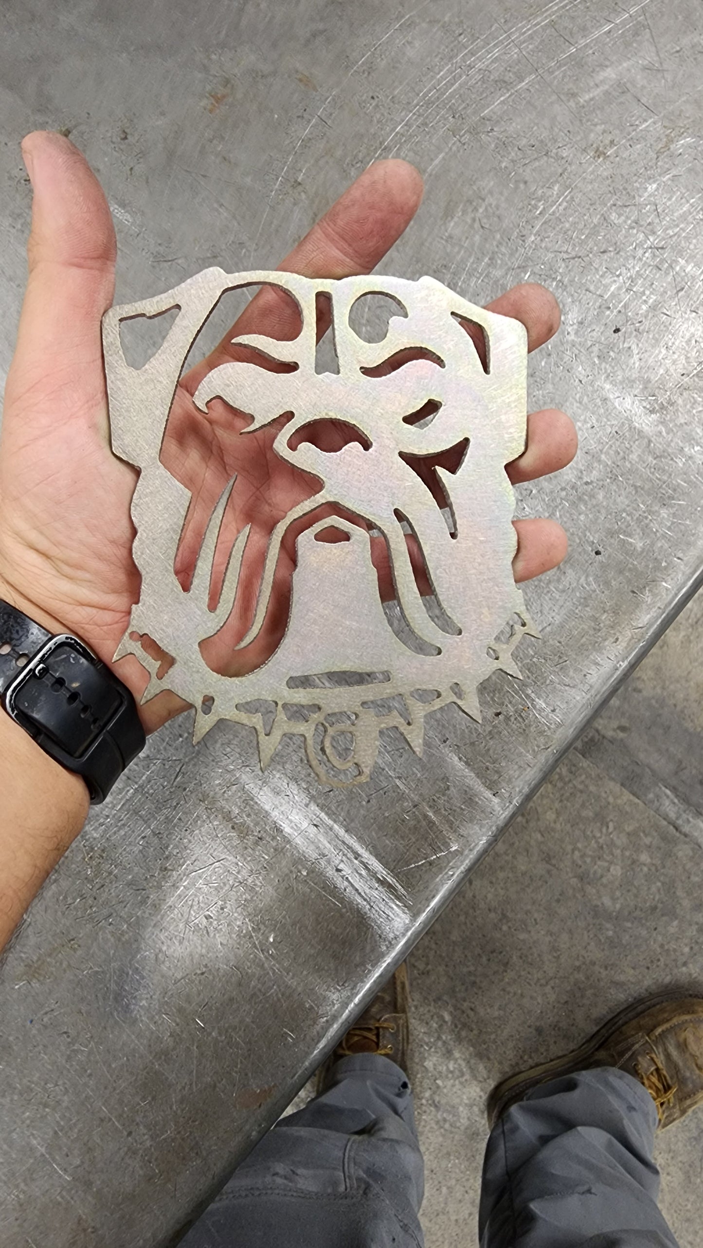 Cleveland Browns Dawg Metal Sign - Dawg Pound Sign