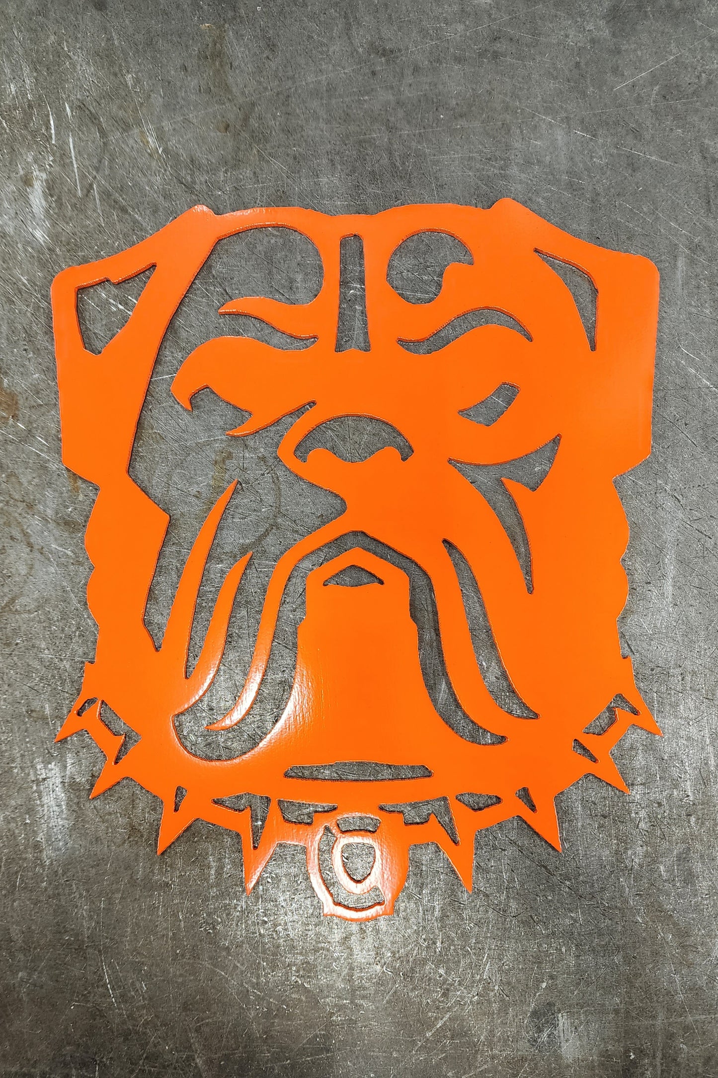 Cleveland Browns Dawg Metal Sign - Dawg Pound Sign