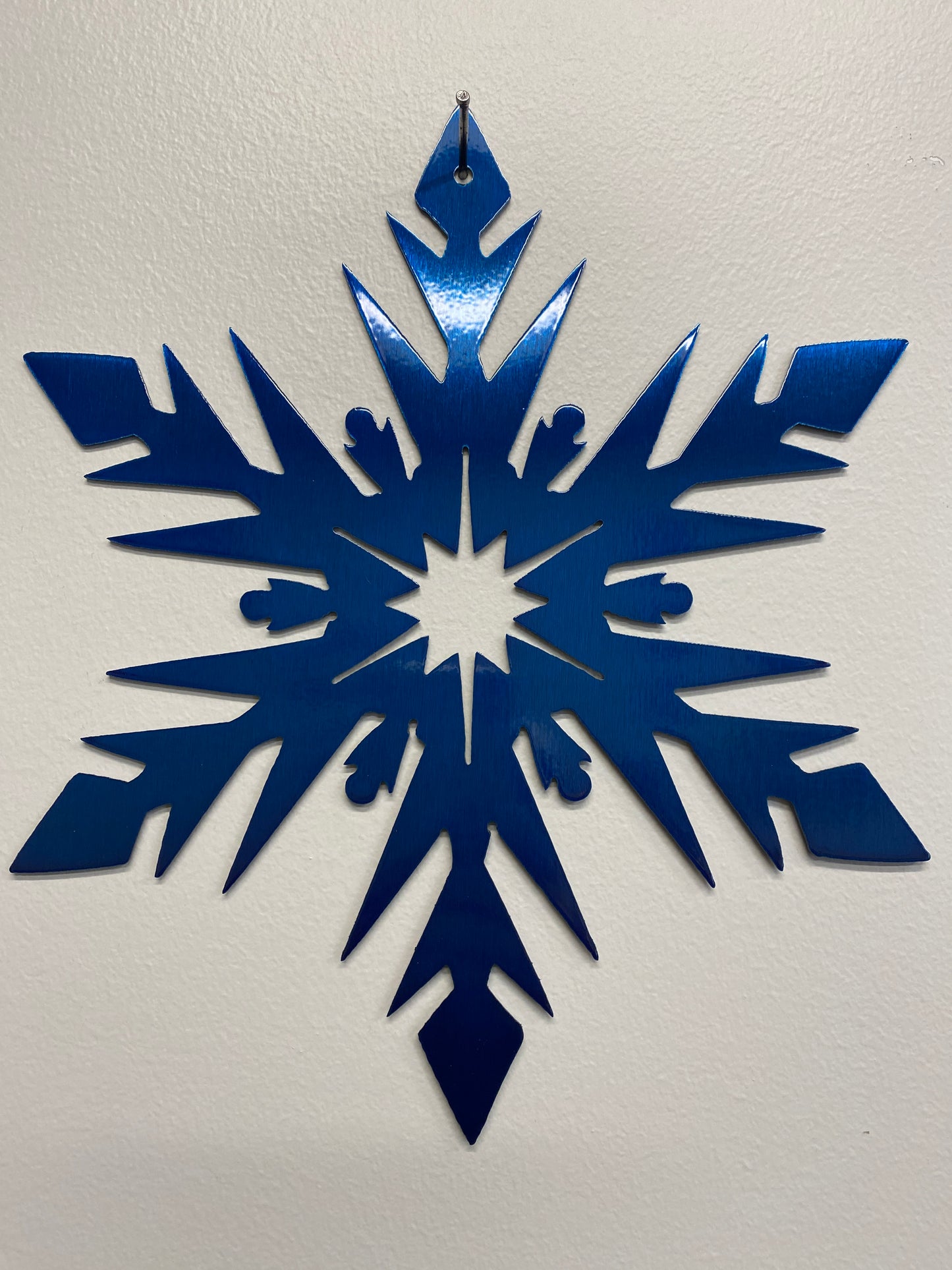 Snowflake, pointed edge, metal art, gift, christmas, winter