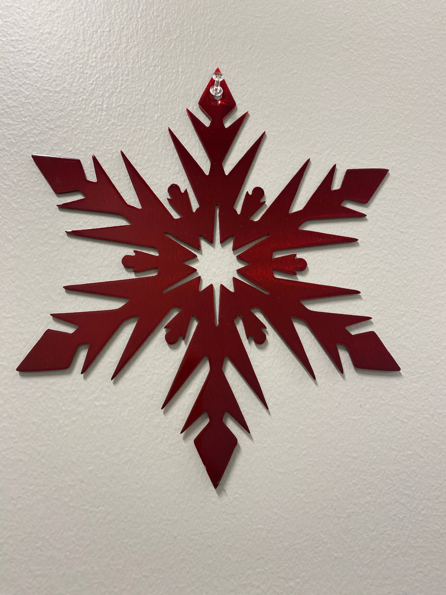 Snowflake, pointed edge, metal art, gift, christmas, winter