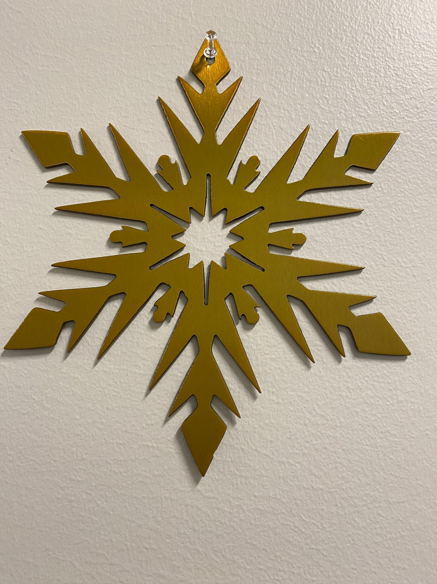 Snowflake, pointed edge, metal art, gift, christmas, winter