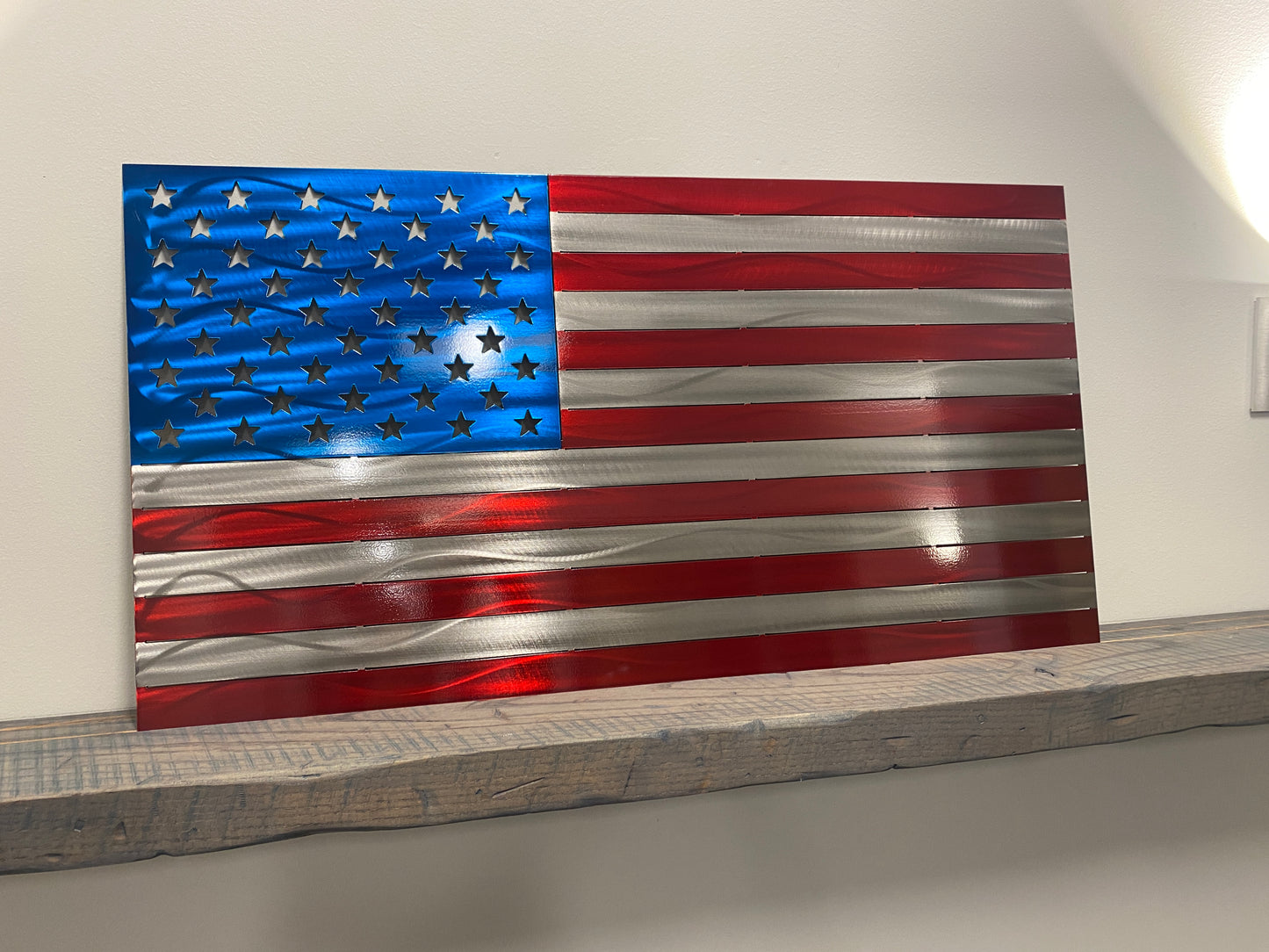 US Flag - Metal American Flag with translucent powder coat - United States