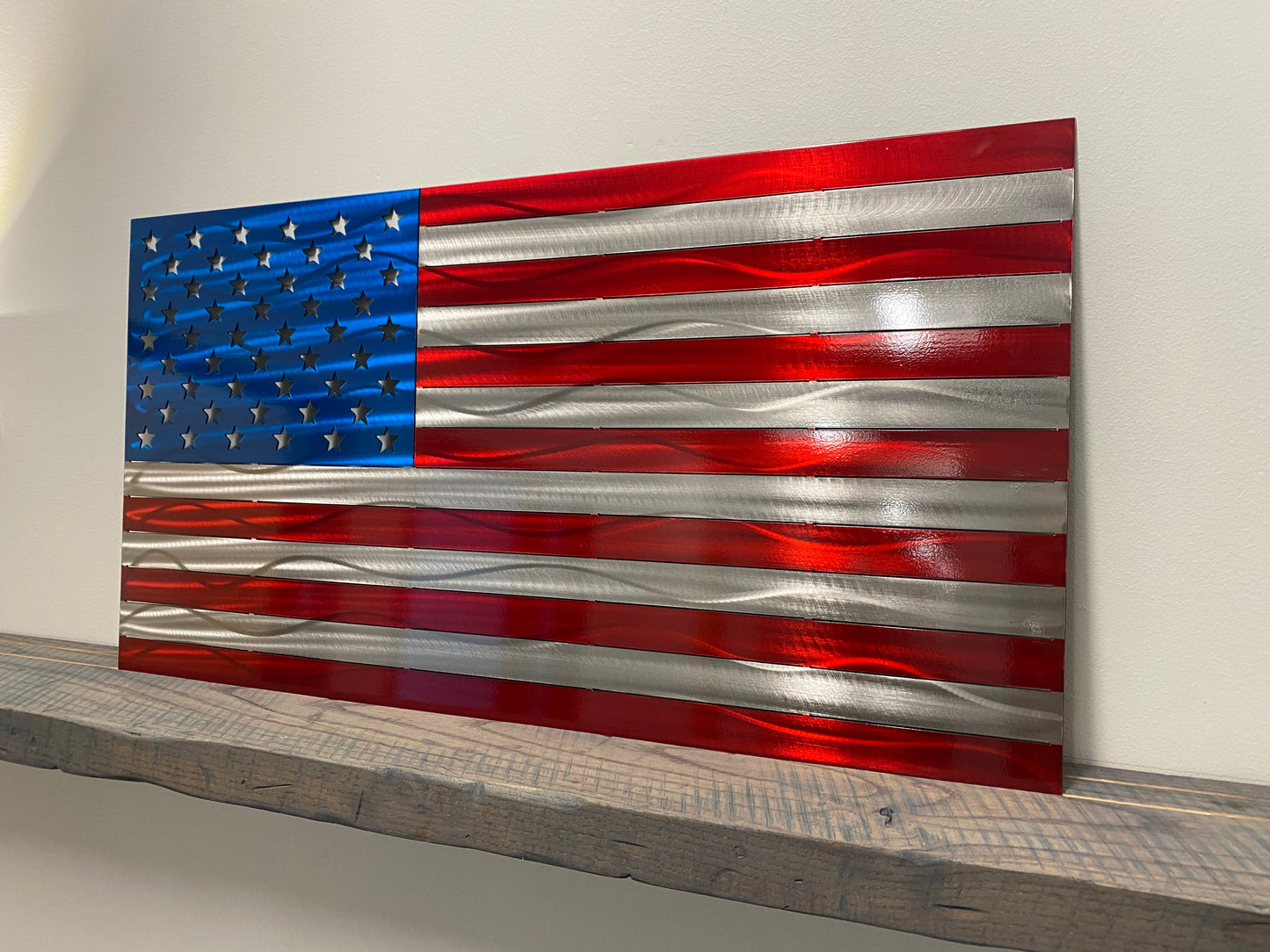 US Flag - Metal American Flag with translucent powder coat - United States