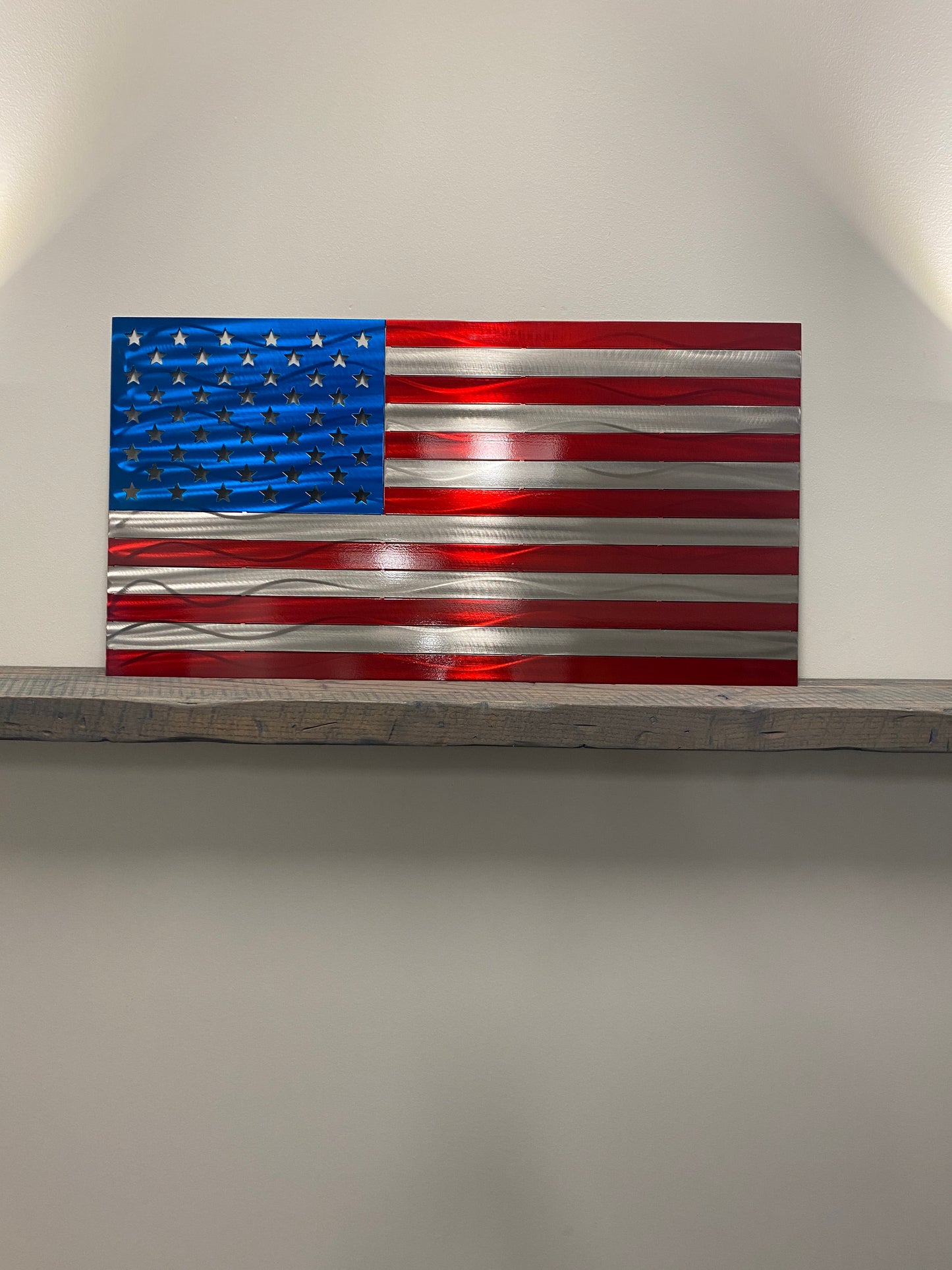 US Flag - Metal American Flag with translucent powder coat - United States