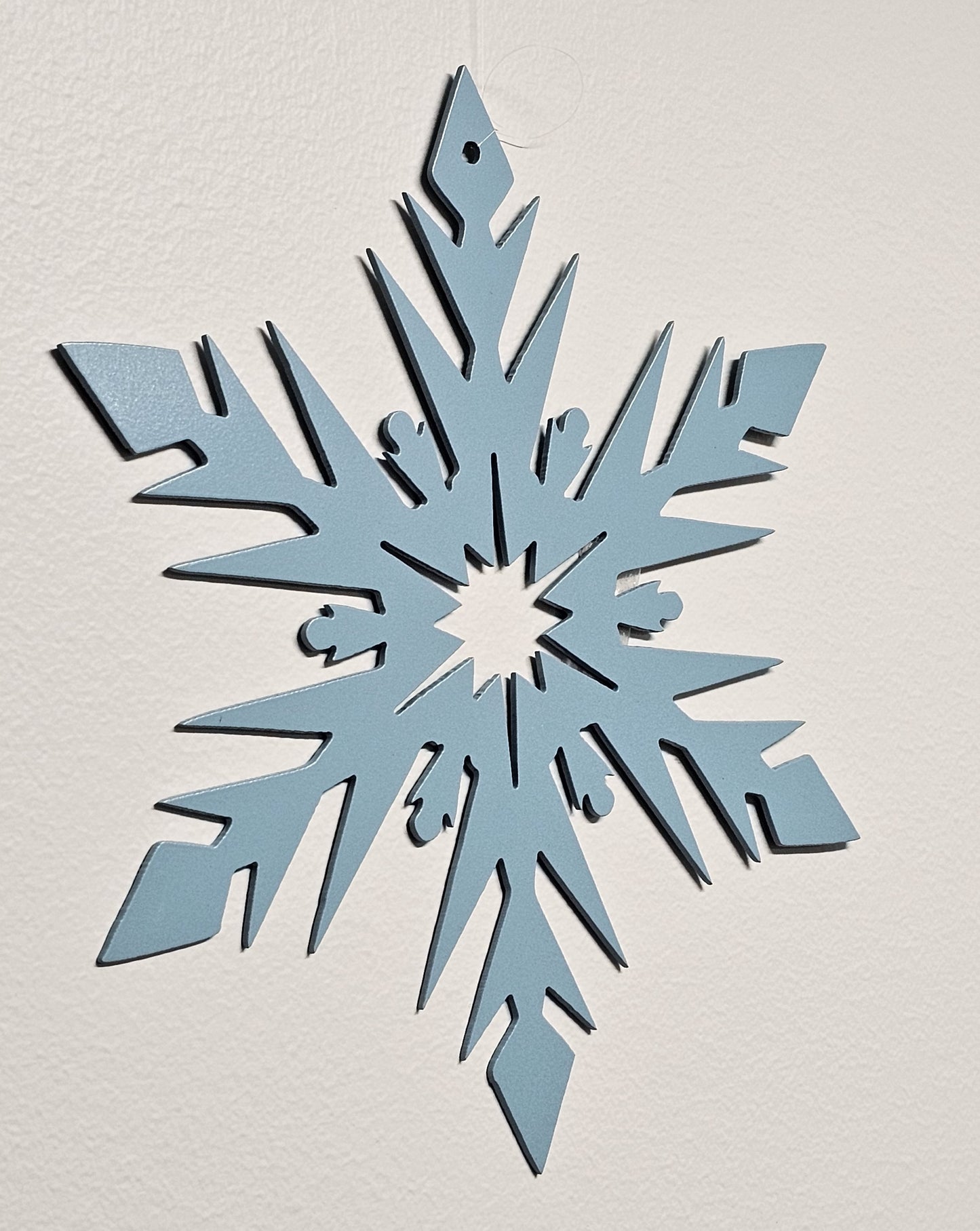 Snowflake, pointed edge, metal art, gift, christmas, winter