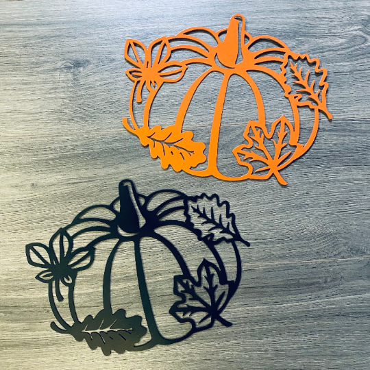 Metal Pumpkin - Fall Metal Wall Art | Pumpkin Metal Sign