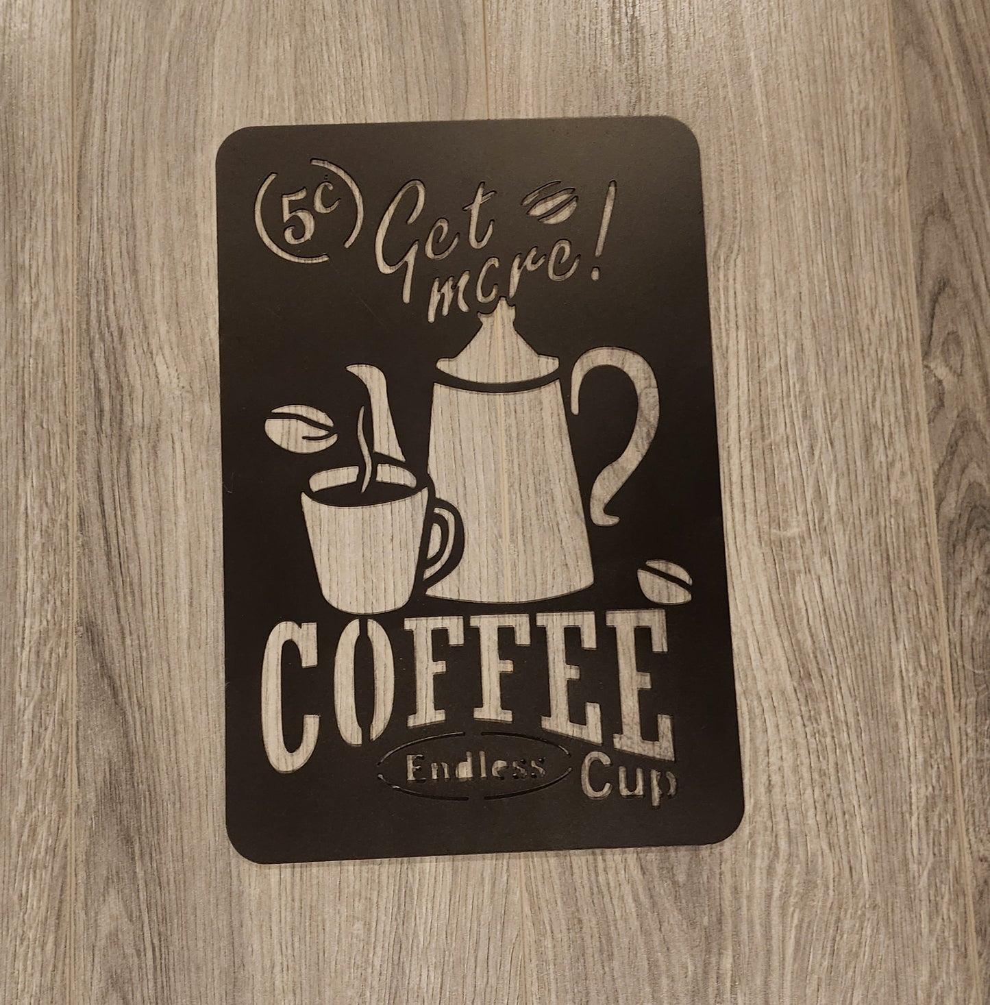 Vintage Coffee Metal Sign