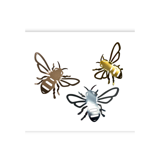 Metallic Bee accents for Home and Garden