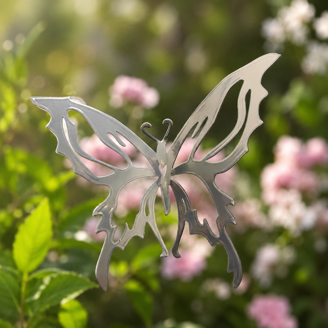 Metallic Butterfly Garden Decor
