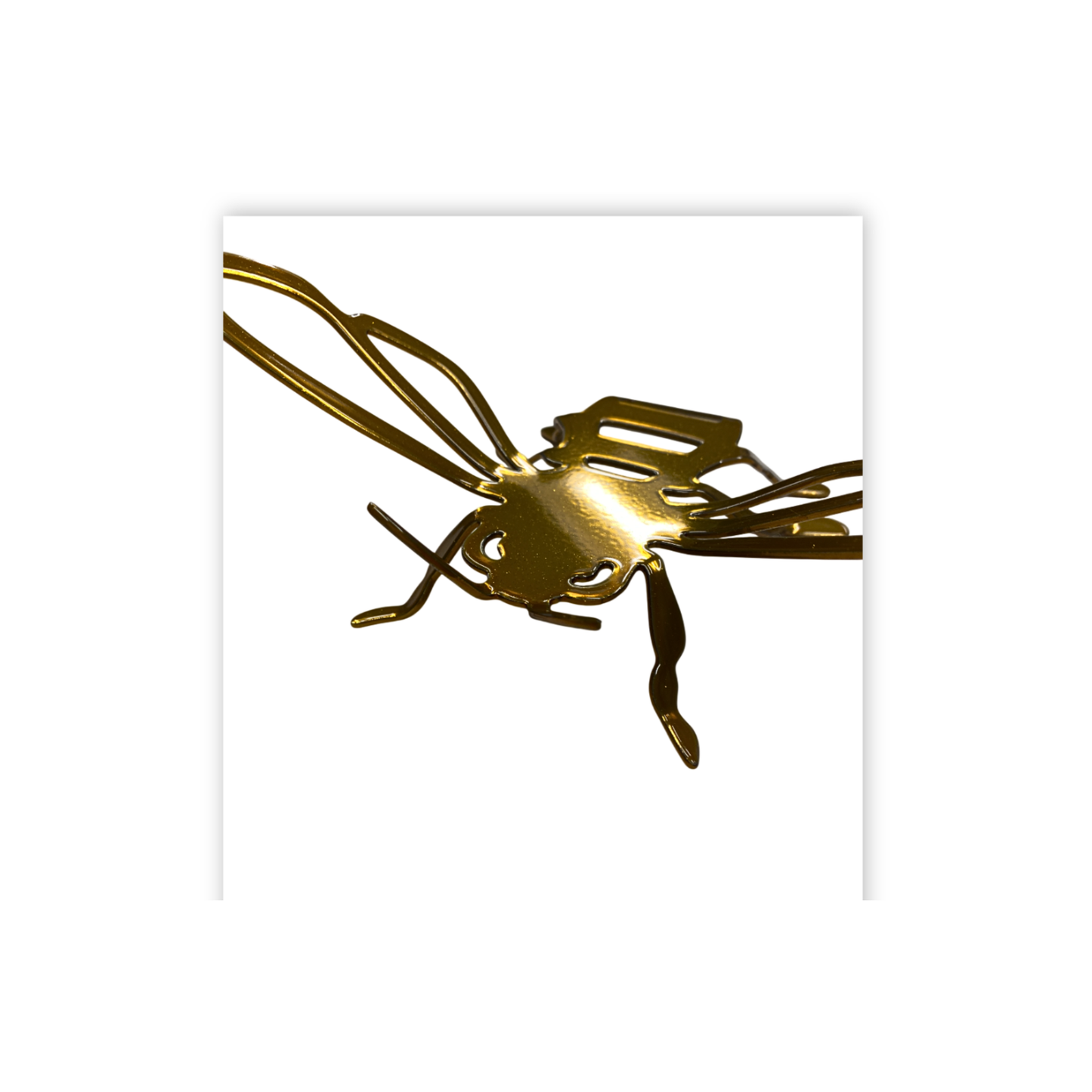 Metallic Bee accents for Home and Garden