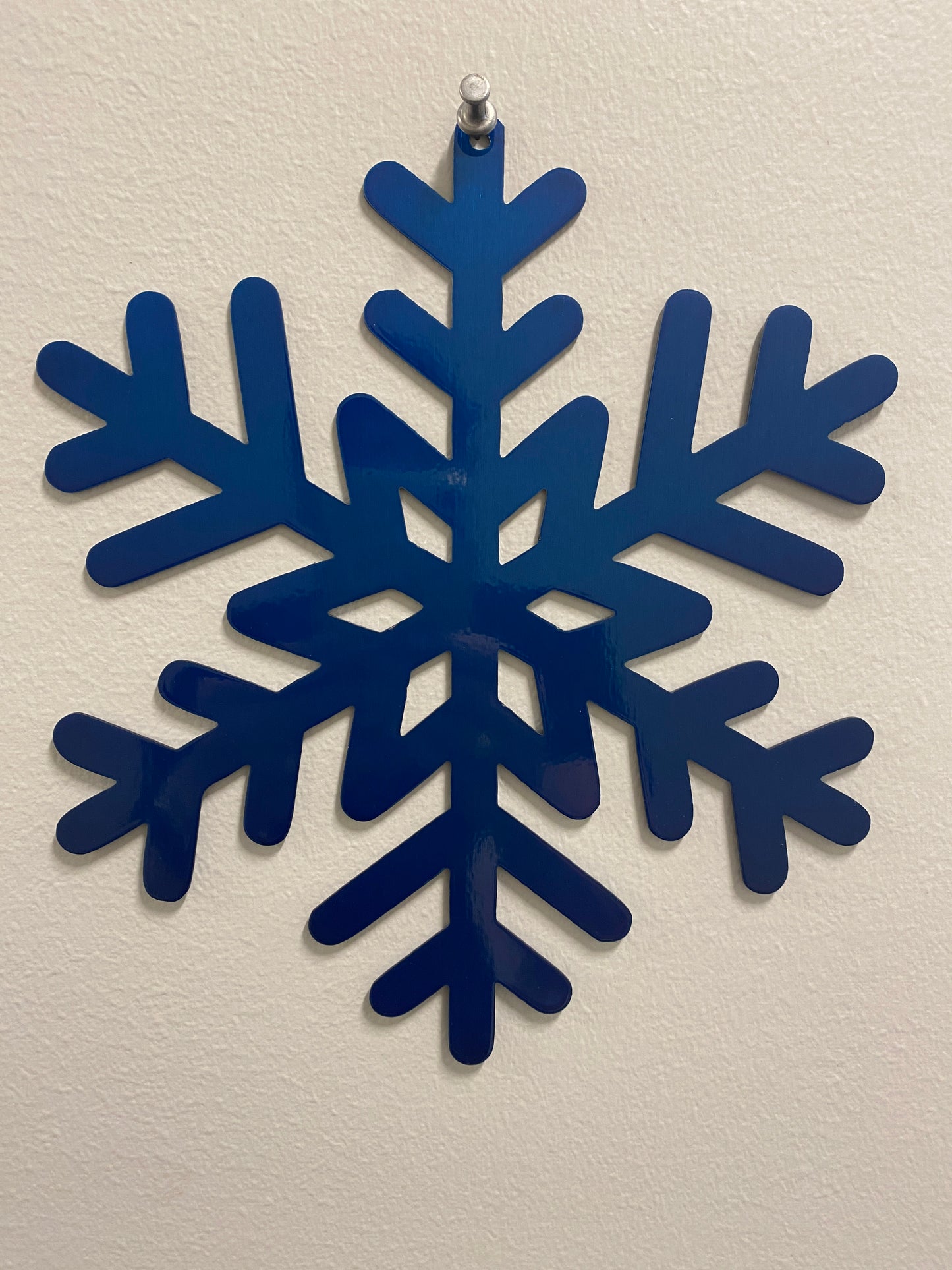 Snowflake metal art